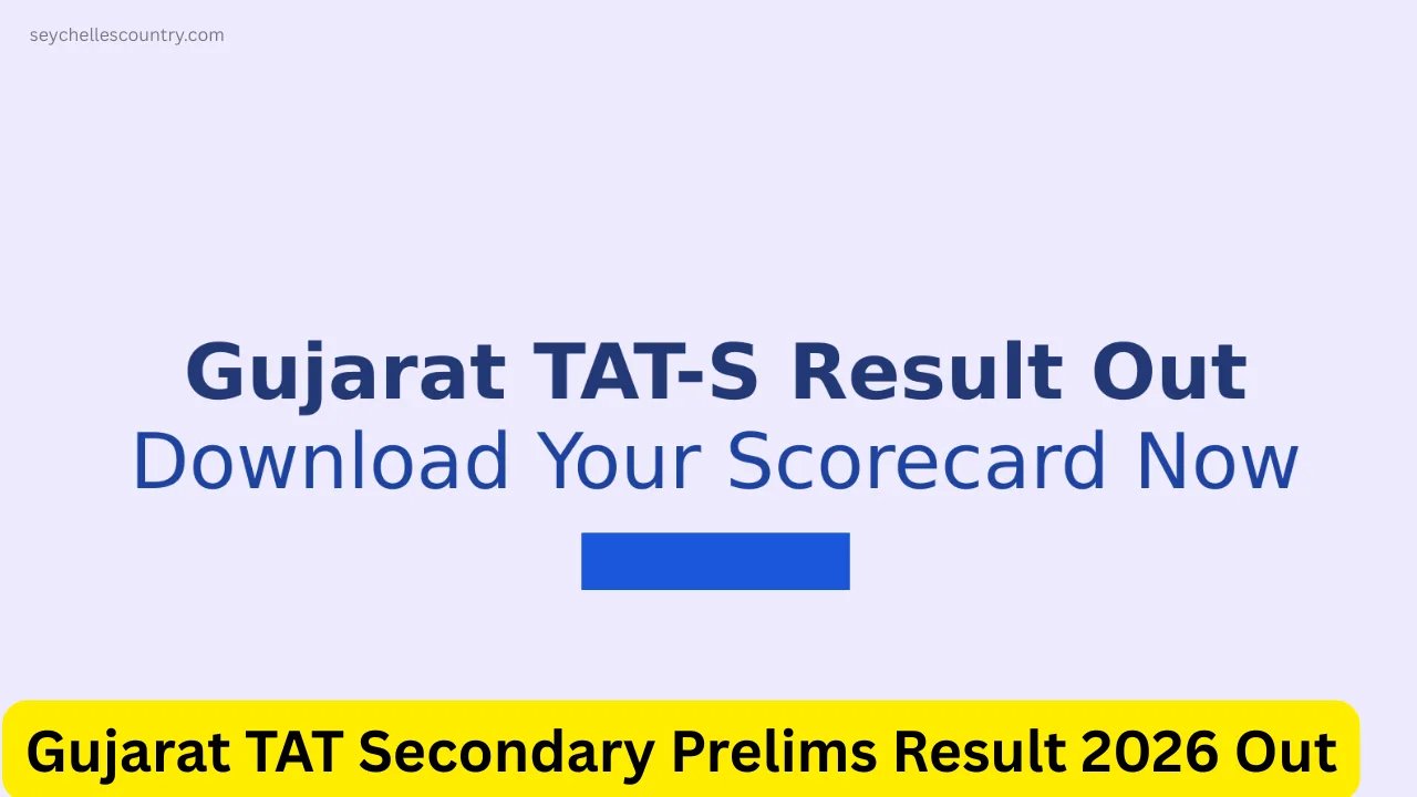 Gujarat TAT Secondary Prelims Result 2026 Out