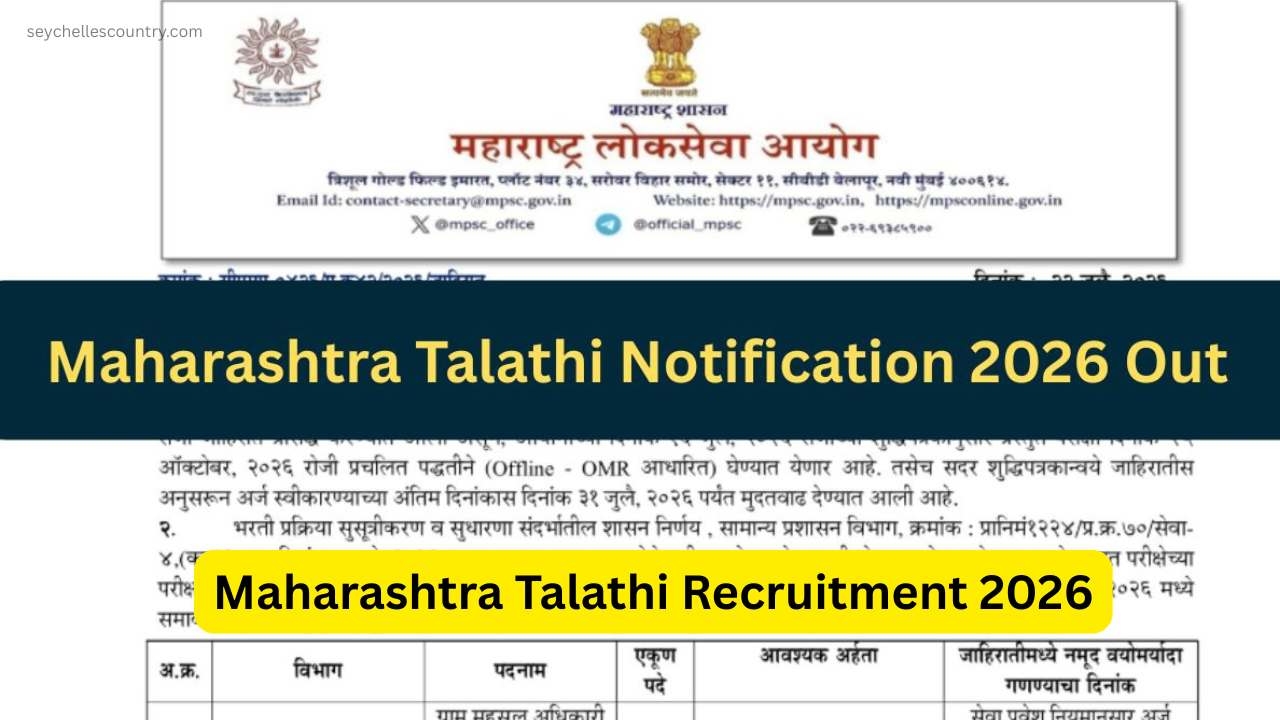 Maharashtra Talathi Recruitment 2026