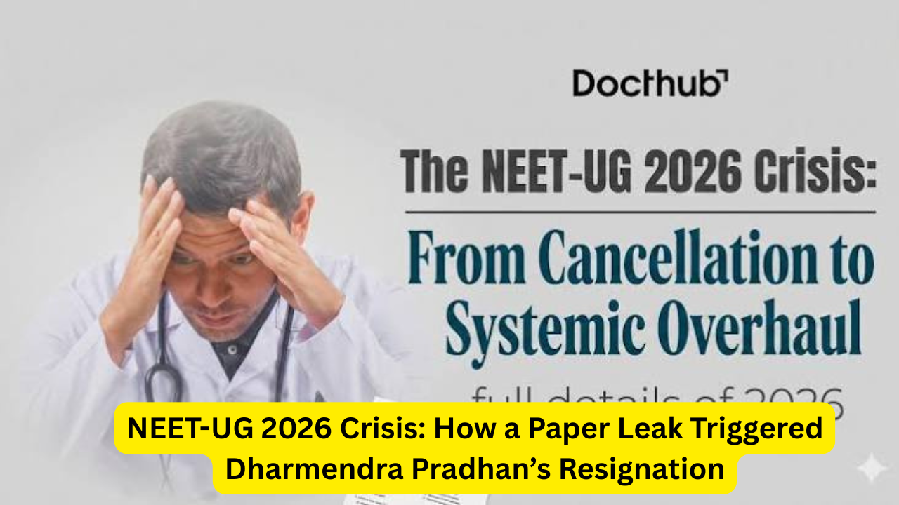 NEET-UG 2026 Crisis: How a Paper Leak Triggered Dharmendra Pradhan’s Resignation
