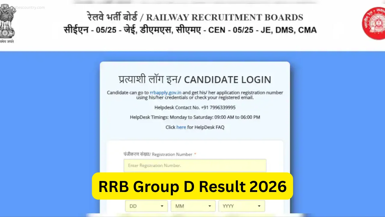 RRB Group D Result 2026 Declared: Check Scorecard, PET Shortlist & Next Steps