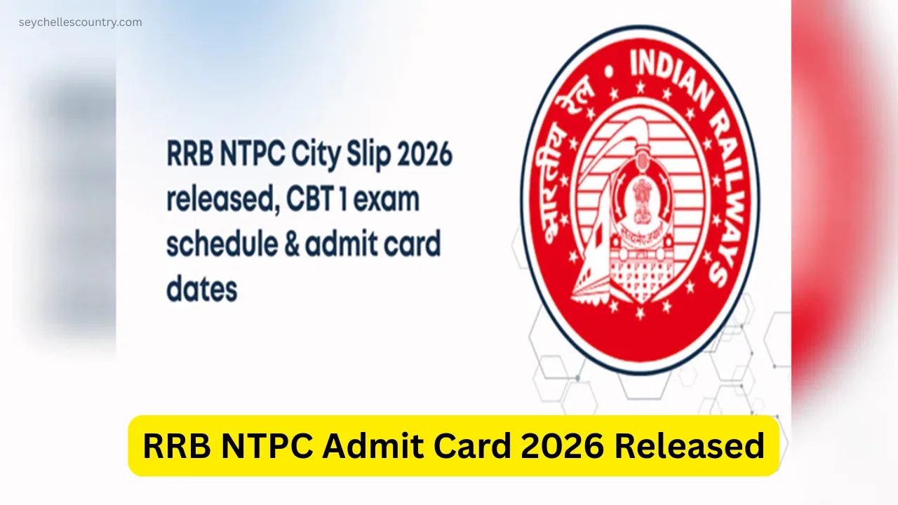 RRB NTPC Admit Card 2026 Released