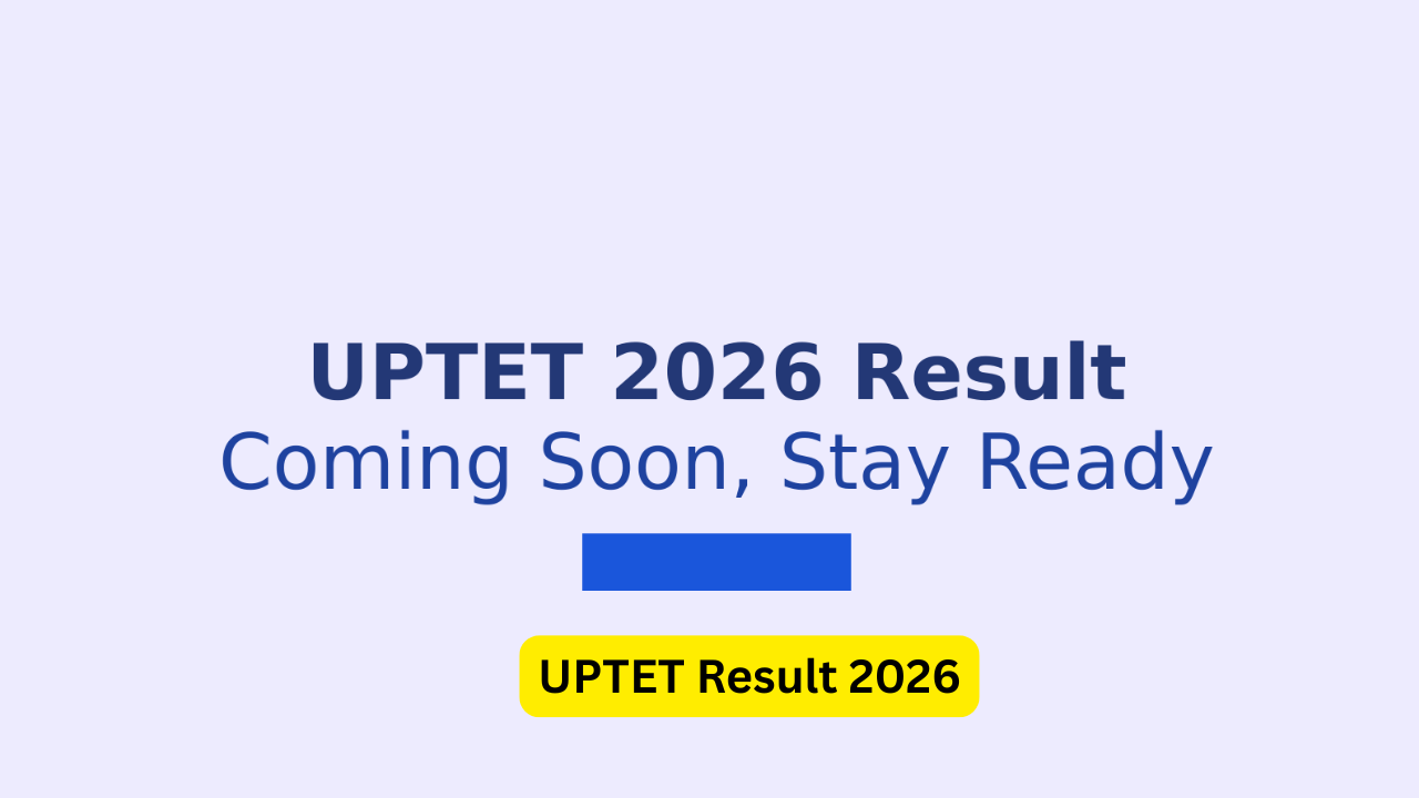 UPTET Result 2026